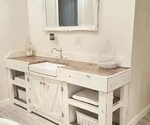 125 Brilliant Farmhouse Bathroom Vanity Remodel Ideas (125 C