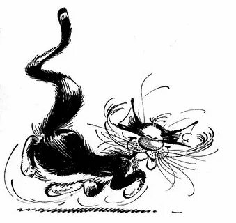 André Franquin - Le chat de Gaston Cat sketch, Cats illustra