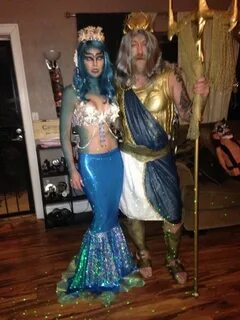 Mermaid halloween costumes, Dyi halloween costumes, Poseidon