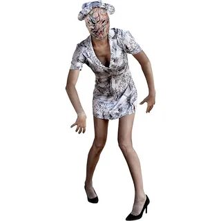 Womens Faceless Nurse Costume - Silent Hill Party City