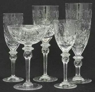 Rogaska Crystal Gallia pattern circa 1982 Crystal glassware,