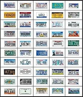 Amazon.com: united states license plate map