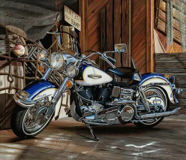 Catch of the Day Mixed Media Harley Davidson Art Jacobs Gall
