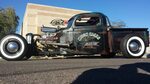 1937 Ford Dirty Bird Rat Rod Truck Chopped Channeled Tunnel 