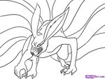 Nine Tailed Fox Drawing Step By Step - julianonkes