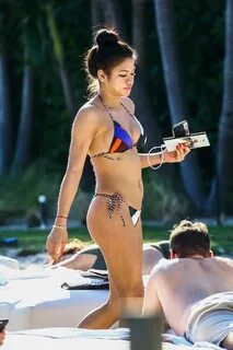 Cassie Ventura in Bikini by a Poolside in Miami 01/02/2018 -