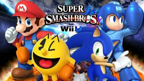 SSBWii U: Mario VS PacMan VS Sonic VS Megaman (Duels) - YouT