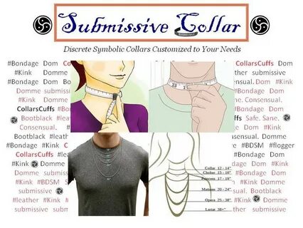 Public Discreet submissive day collar for male men womens Et