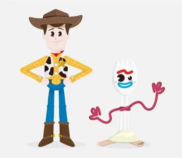 Woody and Forky from Toy Story