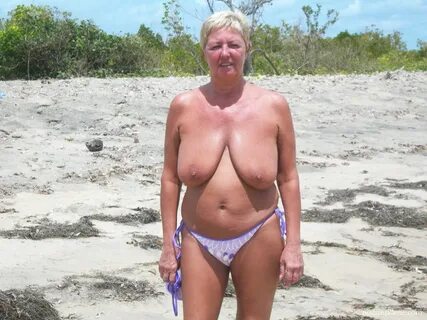 big breasted topless beach girl - Nudist Pictures and Photos