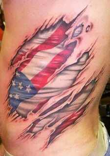 Pin by Edmar Tattoo on Tattoo Ripped skin tattoo, Patriotic 