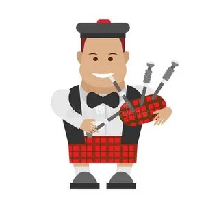 Scottish Bagpiper Clip Art Related Keywords & Suggestions - 