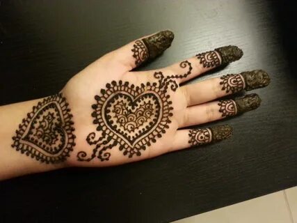 30+ Easy Henna Mehndi Designs that you can Draw yourself - L