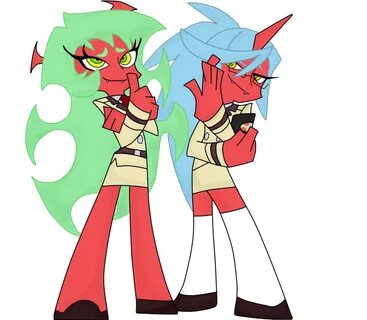 Scanty and Kneesocks are two anthropomorphic biological demo