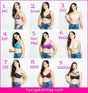 Boob cup sizes examples