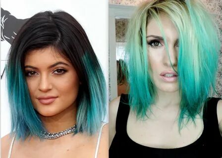 Teal ombre hair tutorial Ombre hair tutorial, Teal ombre hai