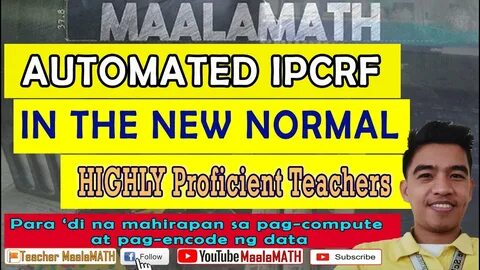 Master Teachers' Automated IPCRF for 2020 - 2021 - YouTube