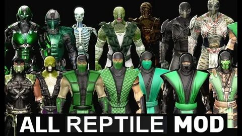 Mortal Kombat REPTILE MK Costume Skin PC Mod MK9 Komplete Ed