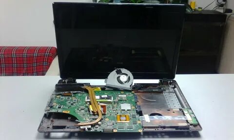 Чистка системы охлаждения ноутбука Asus K53s