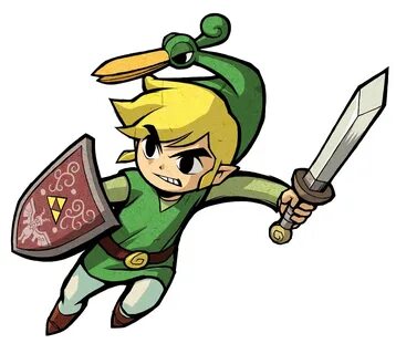 Legend of zelda, The minish cap, Cartoon character design