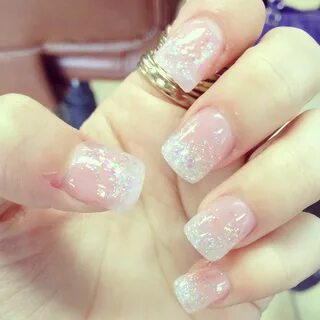 Ombré glitter nails. #nails #ombre Ombre nails glitter, Clea