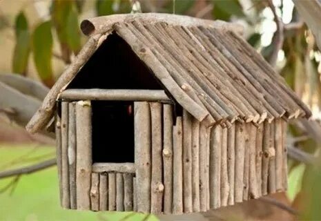 Make birdhouses for Garden (20 Ideas) - Craftionary in 2020 