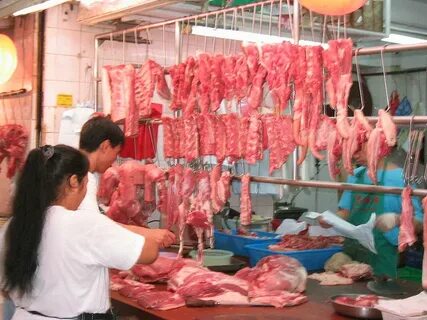 The meat market in China Market Research daxue consulting