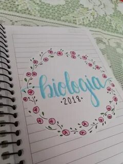 biology notebook Lettering, Bullet journal doodles, School n