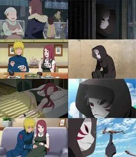 Kakashi protecting Kushina with Naruto ♥ ♥ ♥