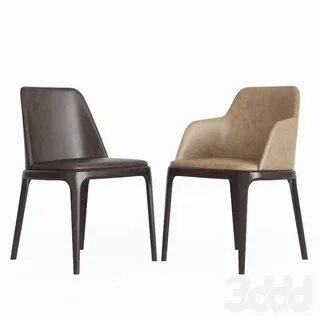 Poliform Grace Dinning Chair Set - Стулья - 3D Модель