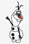 Olaf In Black And White Clipart (#4132180) - PinClipart