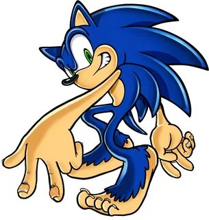 so I edited some official sonic art to see what he’d look li