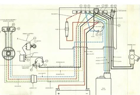 Voltmeter Wiring Diagram For Johnson Outboard MJ Group