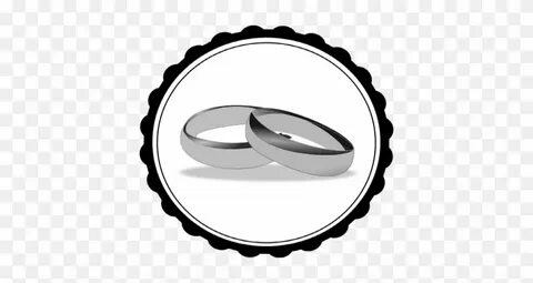 Wedding Ring Clipart - Black And White Ring - Free Transpare