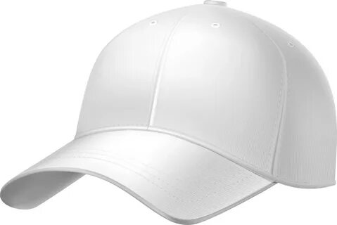 Download HD White Plain Baseball Cap Png Clipart - White Bas