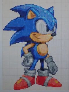 Classic Sonic Pixel Art Sonic Minecraft Clipart 864870 All i