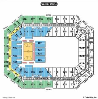 Carrier Dome Seating Chart Seating Charts & Tickets