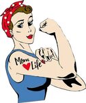 Rosie the Riveter clipart. Free download transparent .PNG Cr