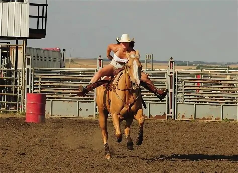 Bikini Barrel Racing Power Turn Editorial Stock Image Sexygl