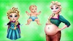 Pregnant Princess Elsa and Baby Birth - Care and Dress Up Ga