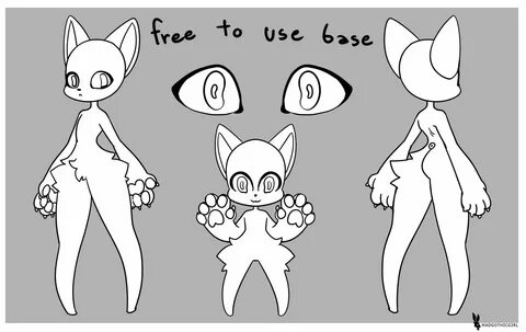 Free to use Kemono Reference sheet base by Madgothicgirl -- 