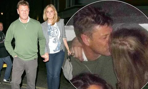 Sean Bean shows his type as he kisses mystery blonde... just
