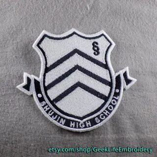 Shujin High School Uniform Crest Patch Persona 5 Inspired Et