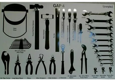 Shadow Boards Tool board, Peg board, Garage storage organiza