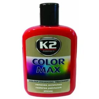 K2 COLOR MAX Красный полироль для кузова авто 200ML