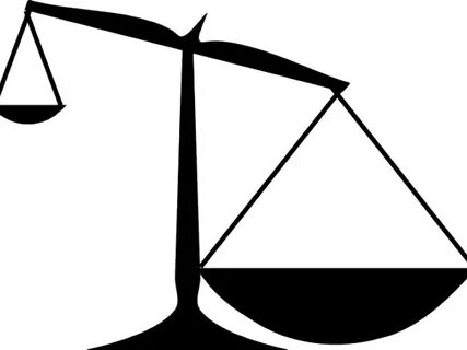 Scale Clipart Unequal - Uneven Scale Of Justice - Png Downlo