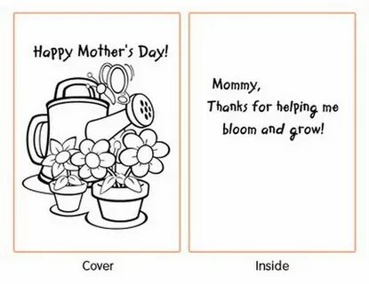 Easy Printable Mothers Day Cards Ideas for Kids Mothers day 