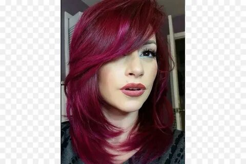 Haare färben Rot-Haar-Menschenhaar-Farbe Magenta - Haar png 