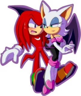 Knuckles The Echidna X Rouge The Bat Knouge - Sonic Rouge An