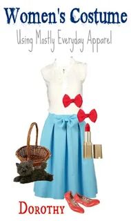 DIY Dorothy from Wizard of Oz Halloween Costume for Adults -